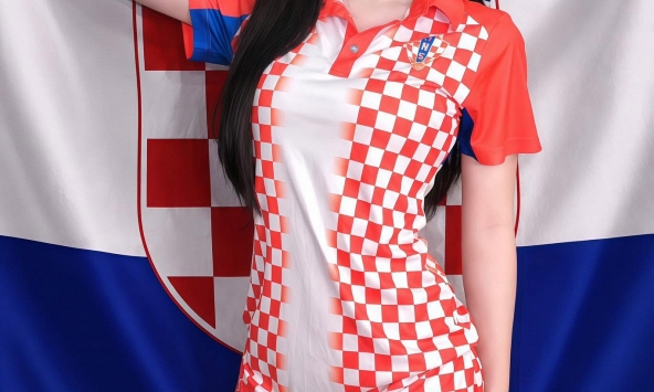 Từ 'hiện tượng' sân Hàng Đẫy, Á hậu Trần Thu Hiền trở thành bóng hồng của tuyển Croatia tại World Cup 2026