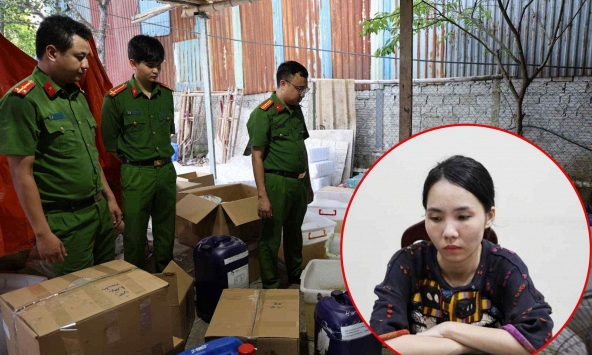 Đồng loạt khám xét 7 địa điểm, thu 30.000 sản phẩm, bắt quản lý Phạm Thị Thảo SN 1993