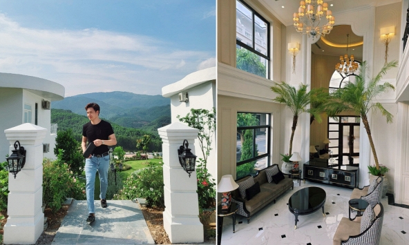 'Nam thần showbiz' sở hữu BĐS bạc tỷ: Bỏ căn hộ tầng cao xuống ở nhà mặt đất, góc nào cũng đẹp lộng lẫy