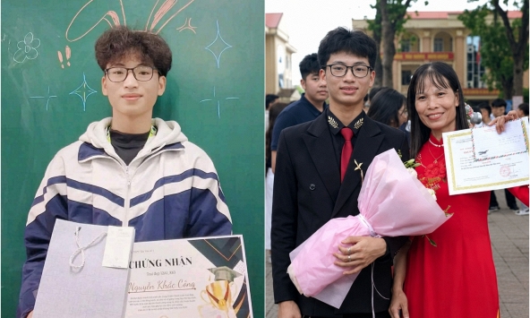 Thủ khoa A00 duy nhất cả nước đạt 30 điểm tuyệt đối, bố mẹ làm nông: 'Mình không học thêm, mỗi ngày chỉ làm 1 đề'