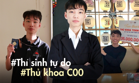 Đang học Học viện Ngoại giao vẫn thi lại, nam sinh bất ngờ trở thành thủ khoa khối C00 toàn quốc
