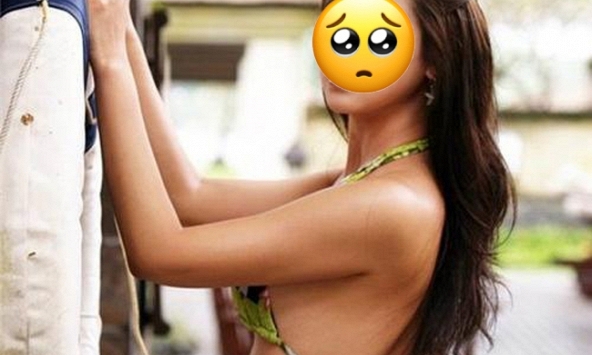 Kinh hoàng cảnh Hoa hậu đâm xe vào cột điện, khung xe biến dạng nghiêm trọng