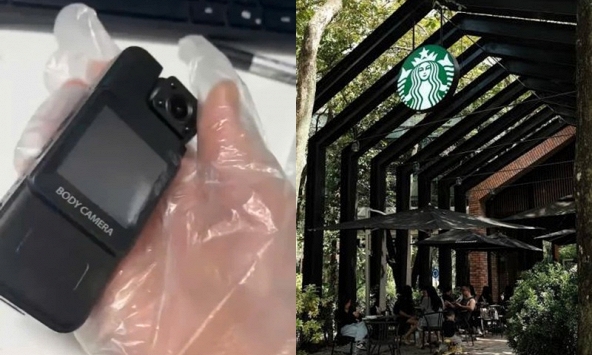 Cận cảnh vật nghi 'giống camera giấu kín' được phát hiện trong nhà vệ sinh ở Starbucks: Đã giao nộp cho công an