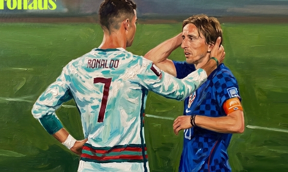 Khoảnh khắc lịch sử ở Toronto: Ronaldo, Modric và tình bạn không tiếng còi nào chấm dứt được