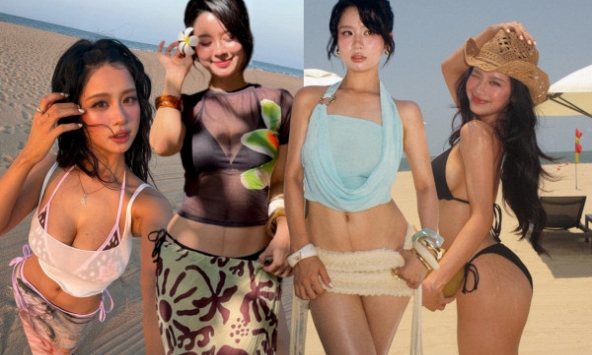 Hàn Hằng chứng minh 'gái một con trông mòn con mắt': Visual bốc lửa, style đi biển khét lẹt
