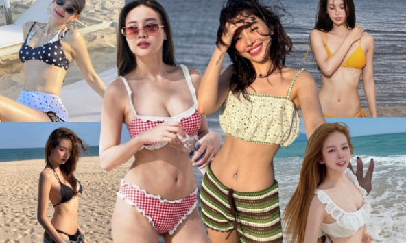 Mỹ nhân Việt cứ đi biển là 'đốt mắt' dân tình, đăng ảnh nào viral ảnh đó