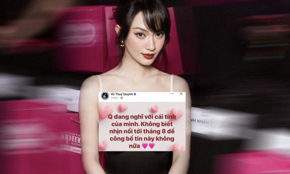 Vũ Thúy Quỳnh sẽ công bố một tin nóng trong tháng 8, netizen đoán già đoán non chuyện đang có em bé