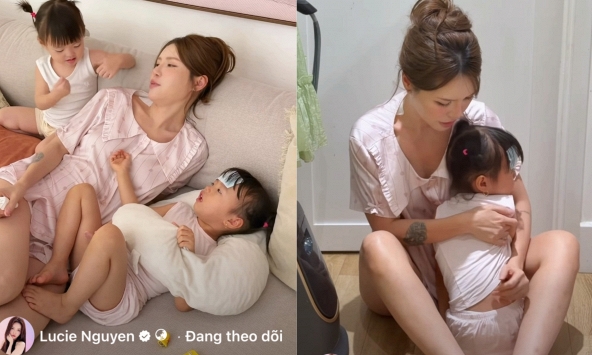 Đừng vội trách Lucie Nguyễn 'trẻ con, làm quá', mấy ai hiểu được nỗi lòng của những người mẹ 1 mình chăm con ốm đâu!