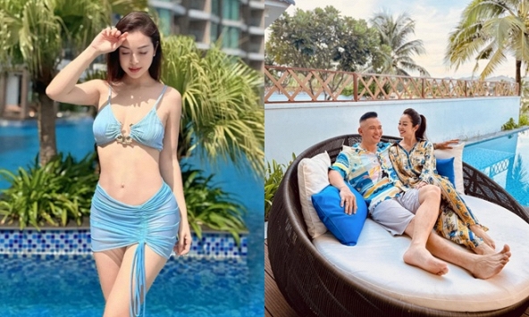 Hoa hậu đẹp bậc nhất Việt Nam tỏ tình với đại gia: 'Nghe chàng hát, em vẫn bị gục ngã như lần đầu'