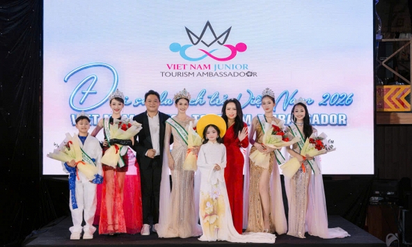Mẫu nhí Nguyễn Phương Bình chính thức đại diện Việt Nam tham dự Đại sứ Du lịch Trẻ Thế giới 2026