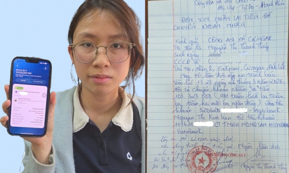Công an xác minh các giao dịch chuyển khoản từ 6 triệu đến 103 triệu đồng của người dân