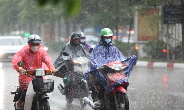 Đêm nay, nhiều khu vực tại Bắc Bộ có mưa to