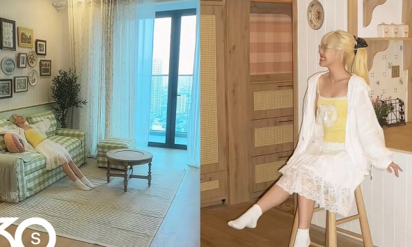 Hậu Hoàng khoe tậu nhà mới, decor đẹp như manga Nhật, nhan sắc tuổi 31 trẻ khủng khiếp!