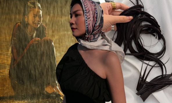 Siêu mẫu Thanh Hằng xuống tóc sau cơn lốc 'Dừng xe đi!'