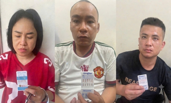 Tạm giữ hình sự Trần Thị Kiều Oanh SN 1984 và 2 người đàn ông ở nhà nghỉ