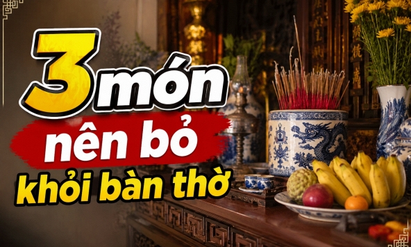 3 món nên bỏ khỏi bàn thờ