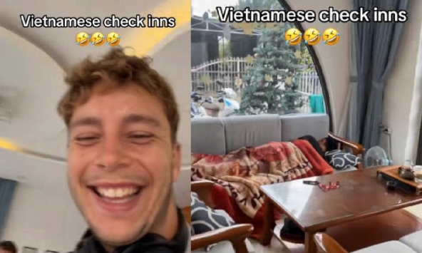 6 giờ sáng đến Đà Lạt nhận phòng, khách Tây 'đứng hình' vì chủ khách sạn vẫn ngủ ngon trên sofa