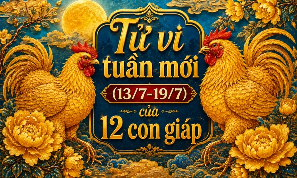 Tử vi tuần mới (13/7-19/7): Top 3 con giáp được Thần Tài ưu ái, công việc hanh thông, tiền bạc rủng rỉnh trông thấy