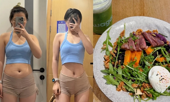 Giảm hơn 10kg chỉ sau 3 tháng, 3 năm không tăng cân trở lại: Cô gái chia sẻ thực đơn và lịch tập 1 tuần được nhiều người học theo