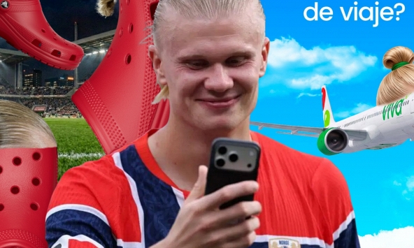 Erling Haaland trở thành chất liệu viral của loạt thương hiệu, từ hãng hàng không nổi tiếng, KFC đến Crocs