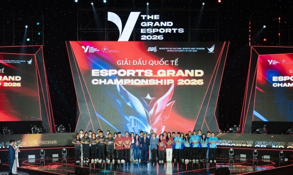 Vinh danh các nhà vô địch tại Gala The Grand Esports 2026