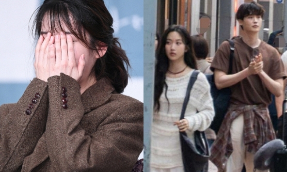 Xôn xao cảnh Lee Jong Suk sát rạt bên nữ thần Moon Ga Young 