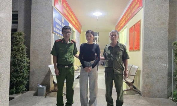 Khống chế, bắt giữ Lê Thị Kim Chi SN 2005
