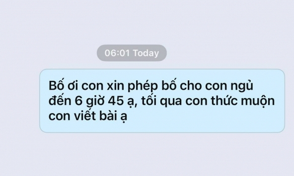 Tin nhắn lúc 6 giờ sáng của một nữ sinh khiến nhiều người 'đọc thôi đã thấy không thở nổi'