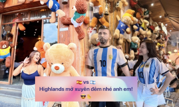 Highlands mở xuyên đêm xem chung kết World Cup, nhiều quán cà phê cũng “thức trắng” phục vụ fan