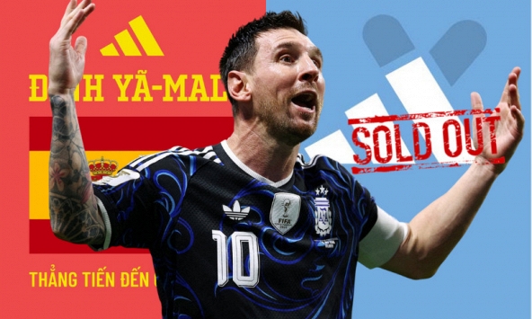 Messi toàn thắng, áo Argentina cháy hàng toàn tập: 'Sĩ vương' adidas gây sốt với loạt content mặn như nước biển