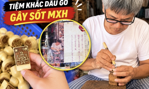 Đi tìm tiệm khắc dấu gỗ đang gây chú ý trên MXH: Chủ cửa hàng kể lại diễn biến phía sau video triệu view