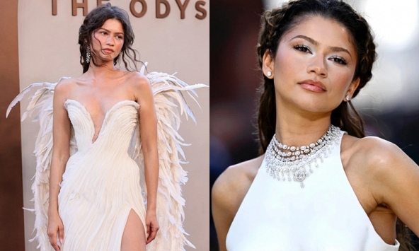 Chiếc vòng 76 carat kim cương trên cổ 'nữ thần' Zendaya đi quảng bá phim bom tấn The Odyssey