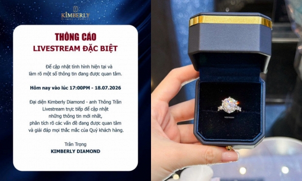 Một tiệm kim cương bất ngờ thông báo CEO sẽ livestream, trực tiếp phản hồi loạt ồn ào