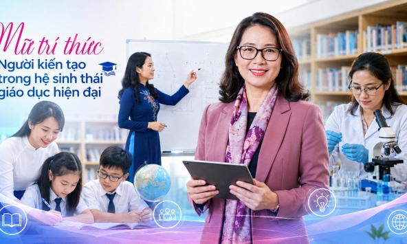 Nữ trí thức- Người kiến tạo trong hệ sinh thái giáo dục hiện đại
