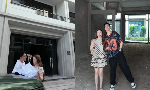 Căn biệt thự chung đầu tiên của Quỳnh Nga và Việt Anh: Thiết kế 5 tầng, có thang máy riêng