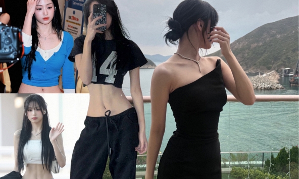 Mỹ nữ gập bụng 800 lần/ngày: Mặt xinh như búp bê, body nuột nà mặc gì cũng đẹp
