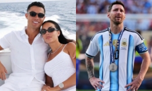Sự thật đằng sau bức ảnh bạn gái Ronaldo “cà khịa” Messi