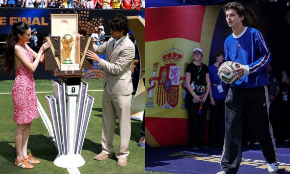 Vì sao mỹ nhân Trò Chơi Con Mực là người rước cúp vàng World Cup, còn Timothée Chalamet đem quả bóng định đoạt ra sân? 