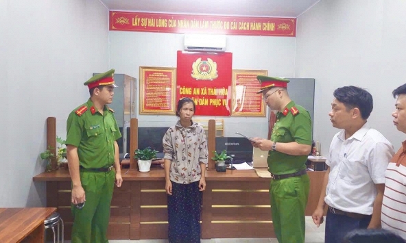 Bắt tạm giam Nguyễn Thị Hòa SN 1984