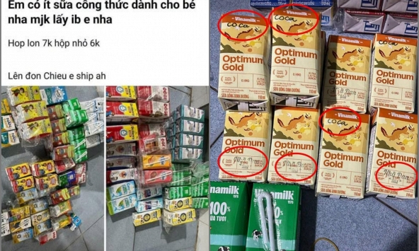 Bức xúc nghi vấn 'sữa gửi cô giáo bị đem bán lên mạng': Tên của các bé mầm non vẫn nằm nguyên trên vỏ hộp!