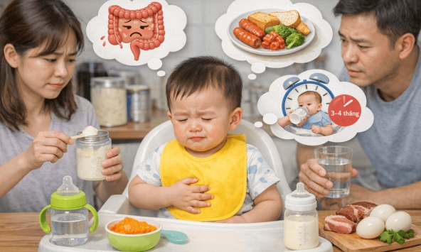 4 kiểu cho ăn làm hỏng dạ dày của con nhưng nhiều mẹ vẫn vô tư làm