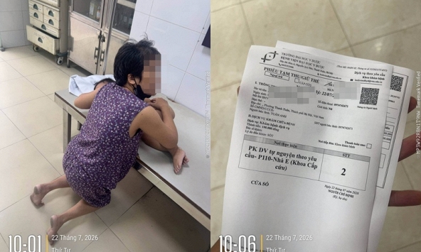 Chở cháu bé 2 tuổi bị sốt co giật đi cấp cứu, nam thanh niên mong được CSGT xem xét nếu bị phạt nguội