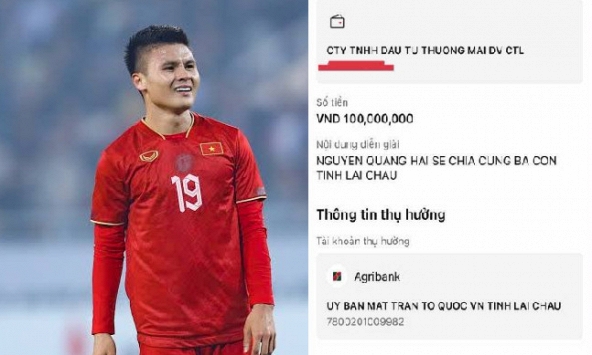 Giữa lúc Lai Châu đang oằn mình khắc phục hậu quả mưa lũ, một khoản ủng hộ 100 triệu đồng từ vợ chồng Quang Hải đã nhận được nhiều thiện cảm. Con số không lớn, nhưng cách hành động đúng lúc lại tạo ra sức lan tỏa đáng kể.