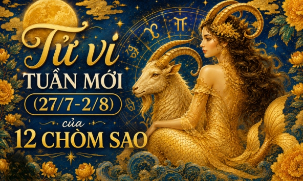 Tử vi tuần mới (27/7-2/8): Top 3 chòm sao may mắn nhất, công việc hanh thông, tiền bạc rủng rỉnh