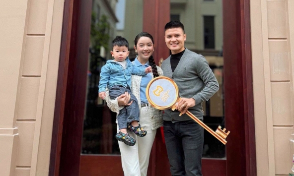 Lộ diện biệt thự đôi 4 tầng Quang Hải vừa mua, dự đoán giá không dưới 40 tỷ đồng