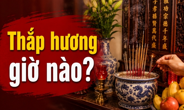 Thắp hương giờ nào trong ngày là tốt nhất?