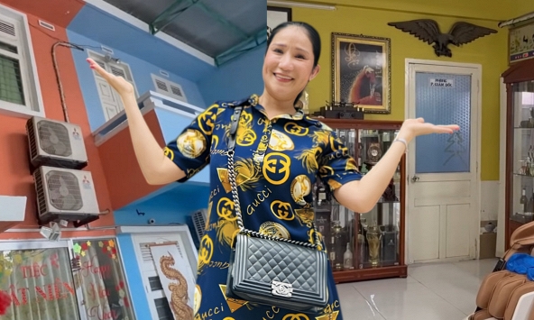 Căn nhà ở quê của 'bà mối' Cát Tường