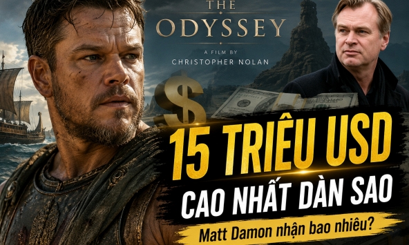 Matt Damon nhận 15 triệu USD trong bom tấn 250 triệu USD của Christopher Nolan: Dàn sao được trả cát-xê ra sao?