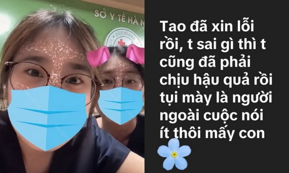 Vụ 2 nữ sinh Y khoa livestream phản cảm ở BVĐK Đức Giang: Xuất hiện tài khoản có phát ngôn thách thức mới nhất?