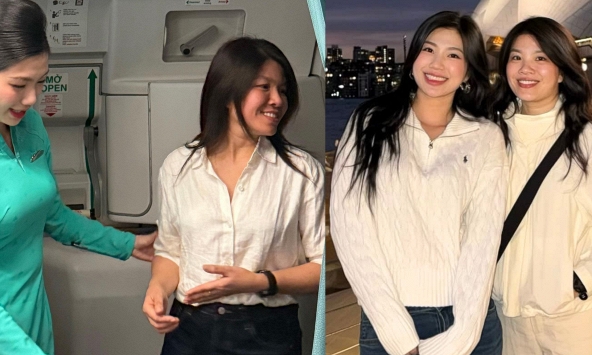 Bức ảnh tiếp viên hàng không ở Hà Nội và mẹ gần 50 tuổi đi du lịch Úc đang viral vì trông như chị em